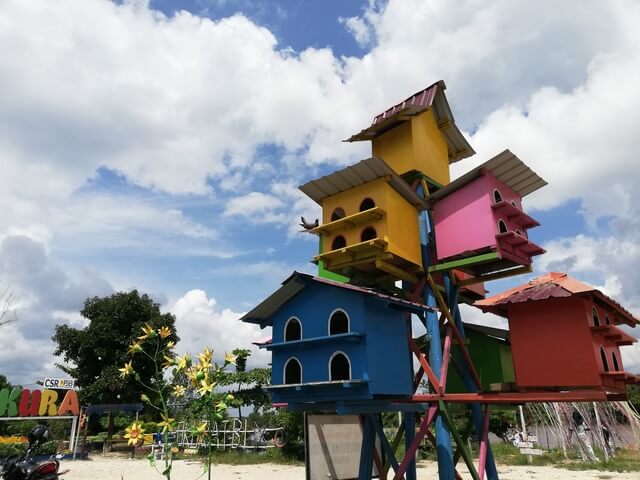 mengunjungi taman bunga impian okura pekanbaru