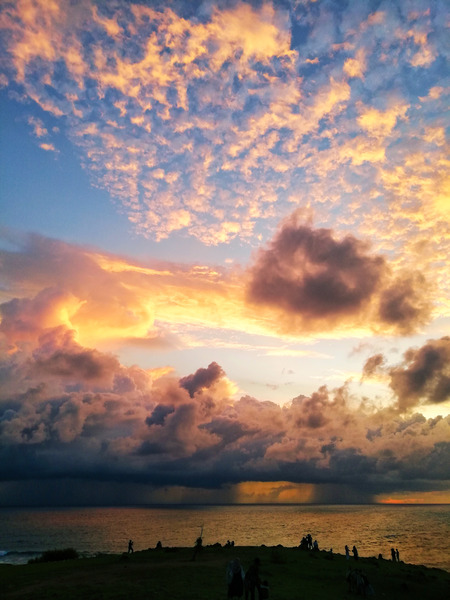 Sunset indah di bukit Merese Lombok