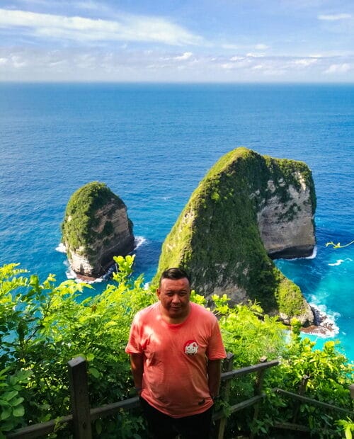 Pantai kelingking di nusa penida